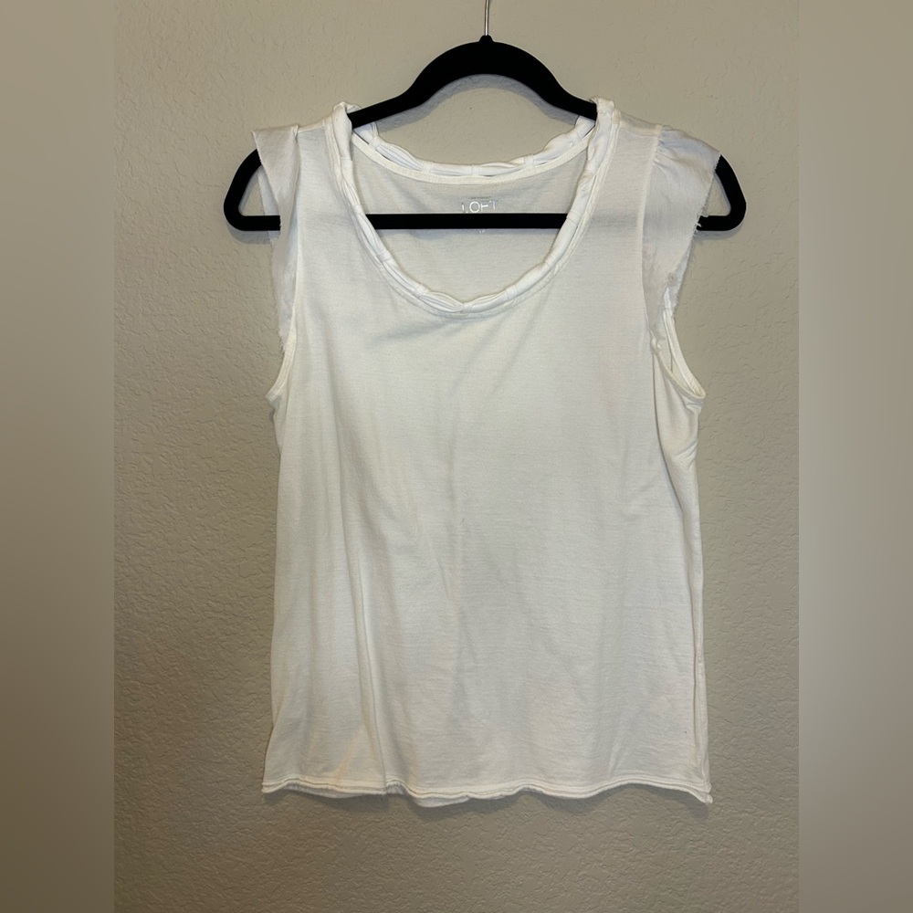 White LOFT tank top